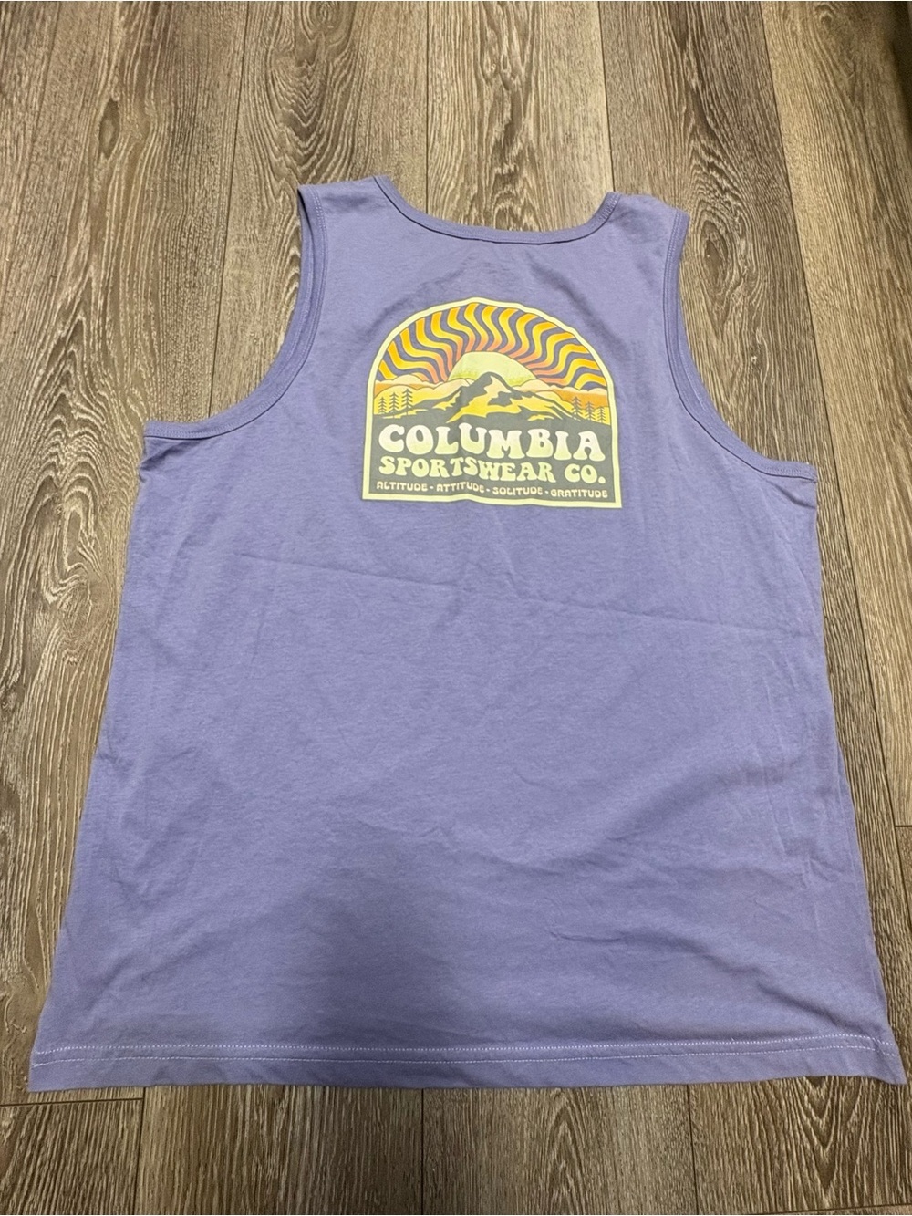 Columbia Men’s Lavender Graphic Tank - Picture 6 of 6